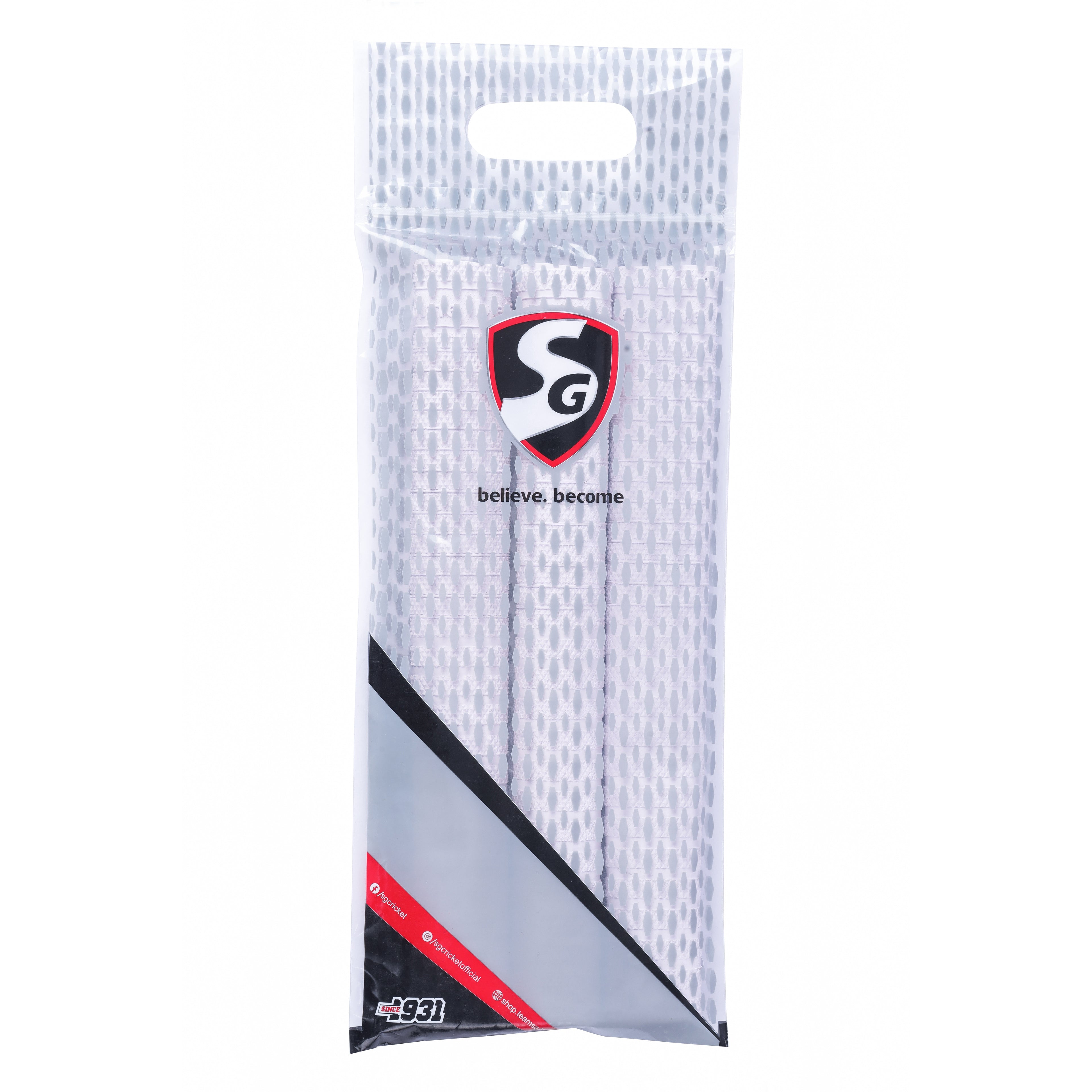 SG bat grip HEXA WHITE(3 pack)